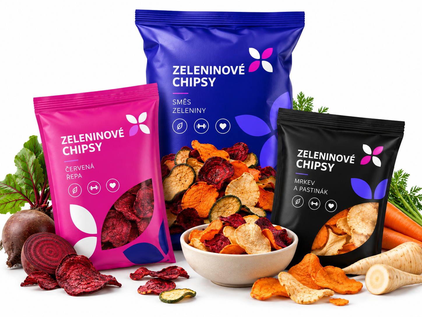 Zeleninové chipsy - category