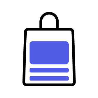 Tisk na zadní stranu papírové tašky Tisk na zadní stranu papírové tašky