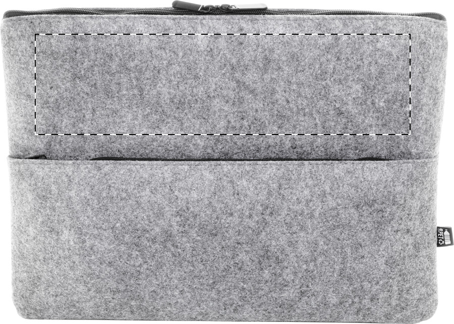 Přední strana - nad zip Přední strana - nad zip