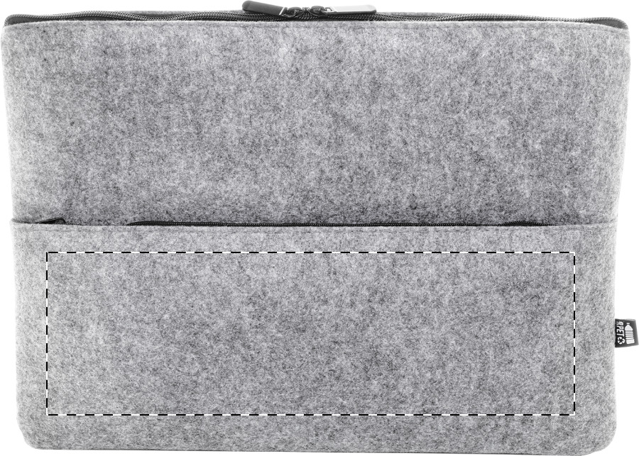 Přední strana - pod zip Přední strana - pod zip