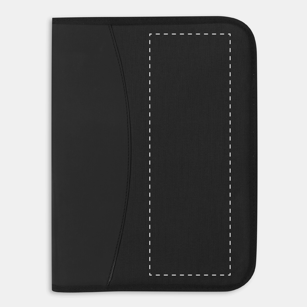 Vycentrováno na bavlněné části přední strany Vycentrováno na bavlněné části přední strany