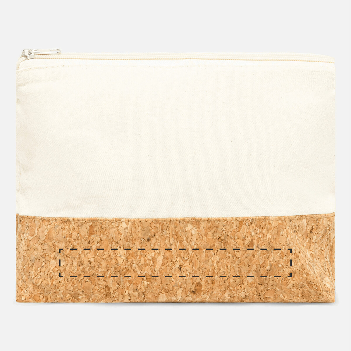 centered on the back side on the cork