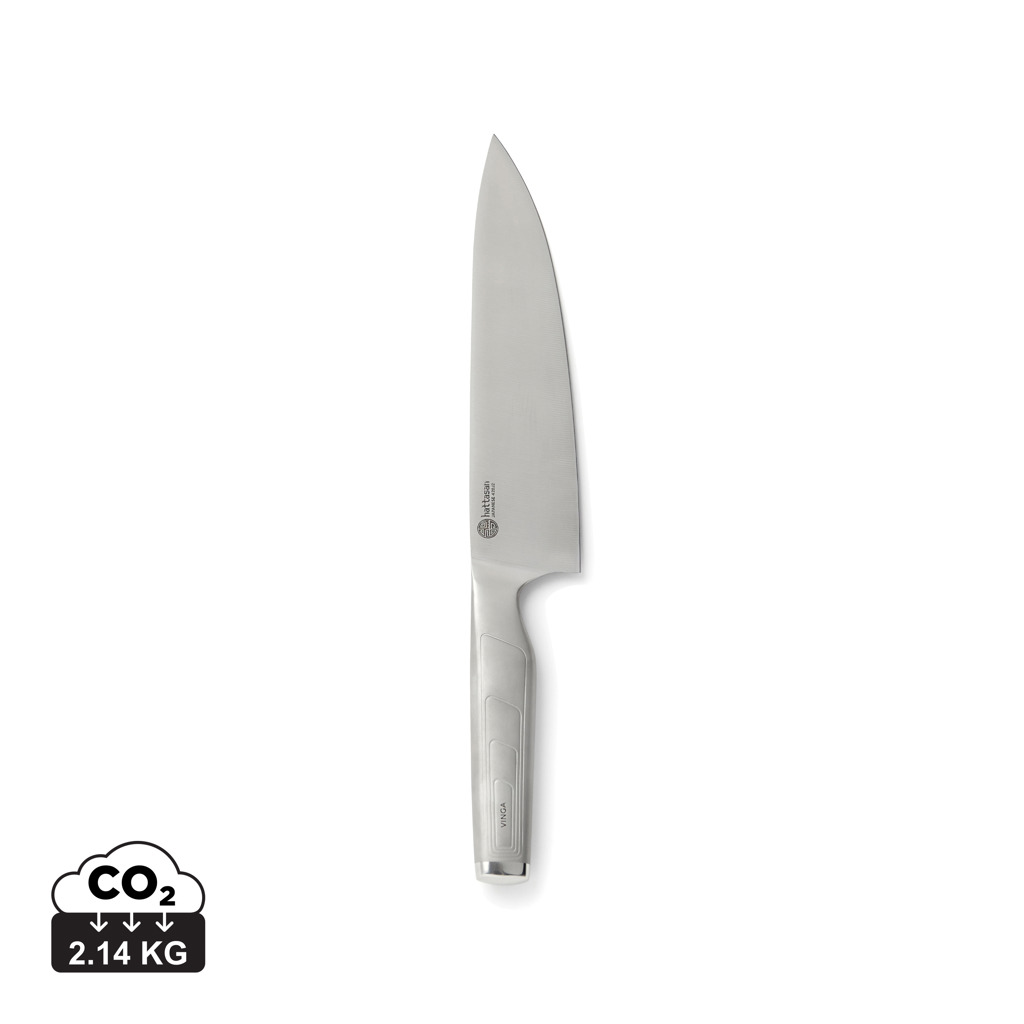 Ocelový kuchařský nůž VINGA Hattasan - stříbrná