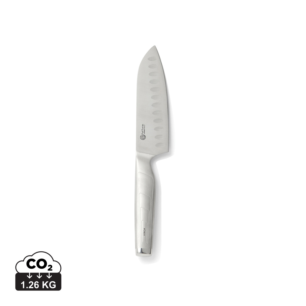 Kuchyňský nůž VINGA Hattasan Santoku - stříbrná