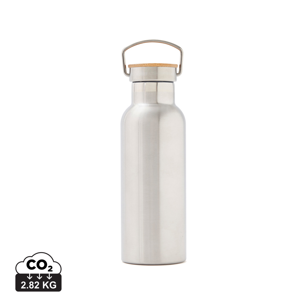 Kovová termolahev VINGA Miles SECTOR, 500 ml - stříbrná