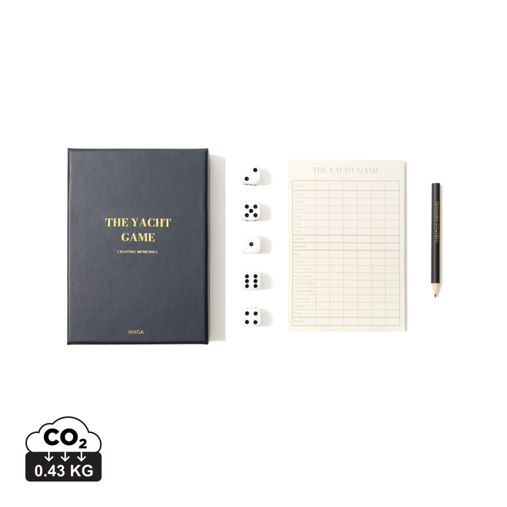 Desková hra VINGA Yatzy - námořnická modrá