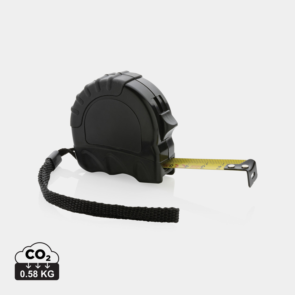 Svinovací metr z recyklovaného plastu FLATU, 3 m