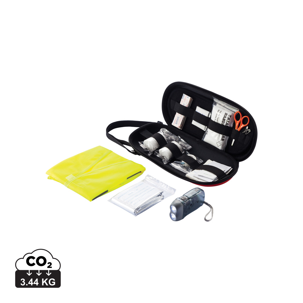 First Aid Kit BIEL for car, 47pcs - red