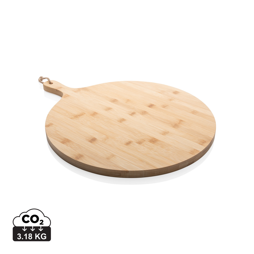 Round bamboo serving board BLANCH - brown