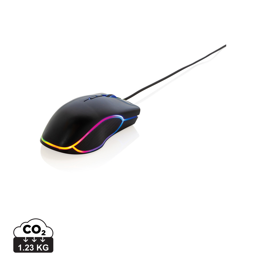 Gaming mouse SPEL with RGB backlight - black