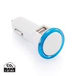 Přenosná nabíječka do auta SOTTO s LED světlem, 2 USB porty - modrá Přenosná nabíječka do auta SOTTO s LED světlem, 2 USB porty - modrá