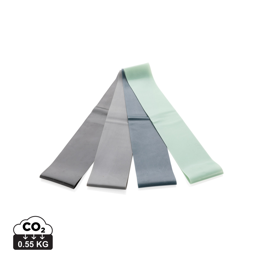 Sada posilovacích gum NANNETTE, 4 ks - černá