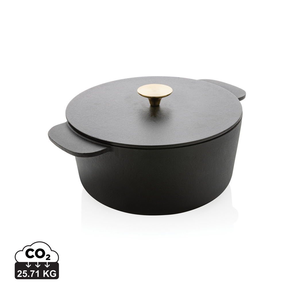 Large cast iron pan Ukiyo ACUTE - black