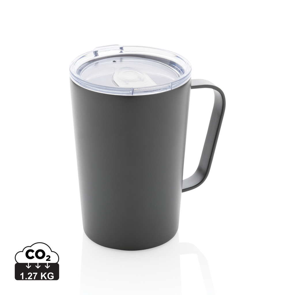 Recycled steel thermo mug MANIER, 420 ml