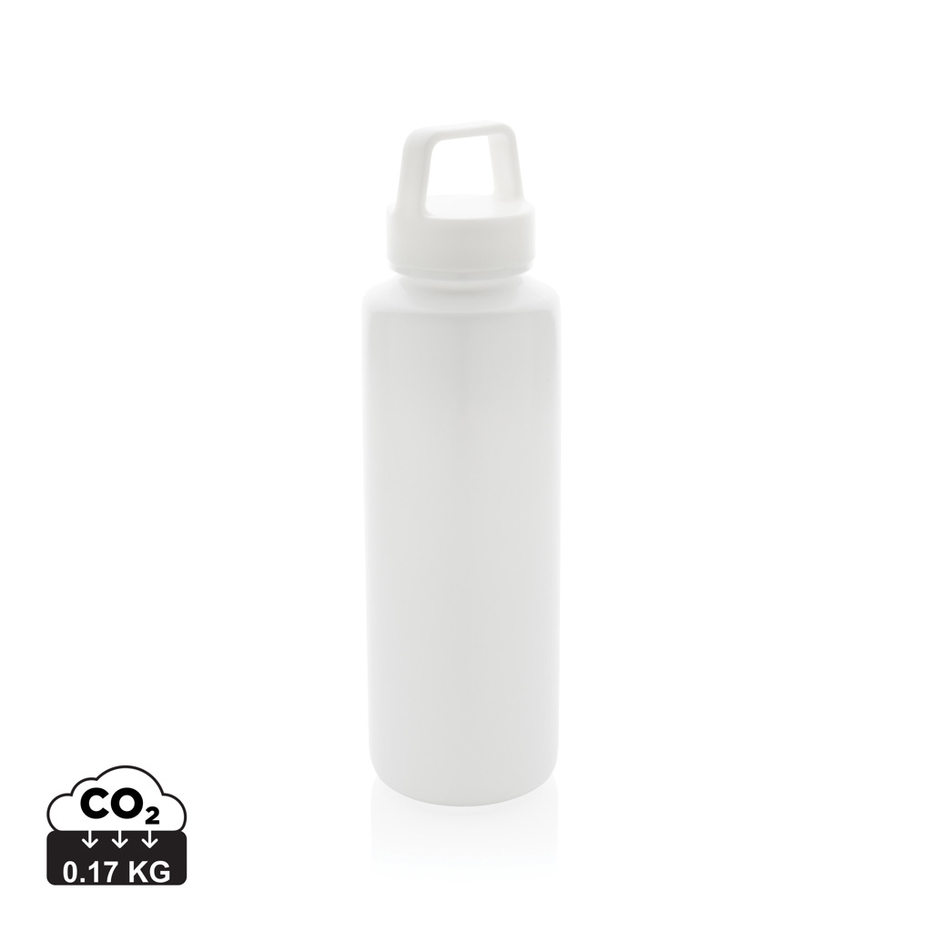 Plastic water bottle with handle SPUD made of recycled materials, 500 ml