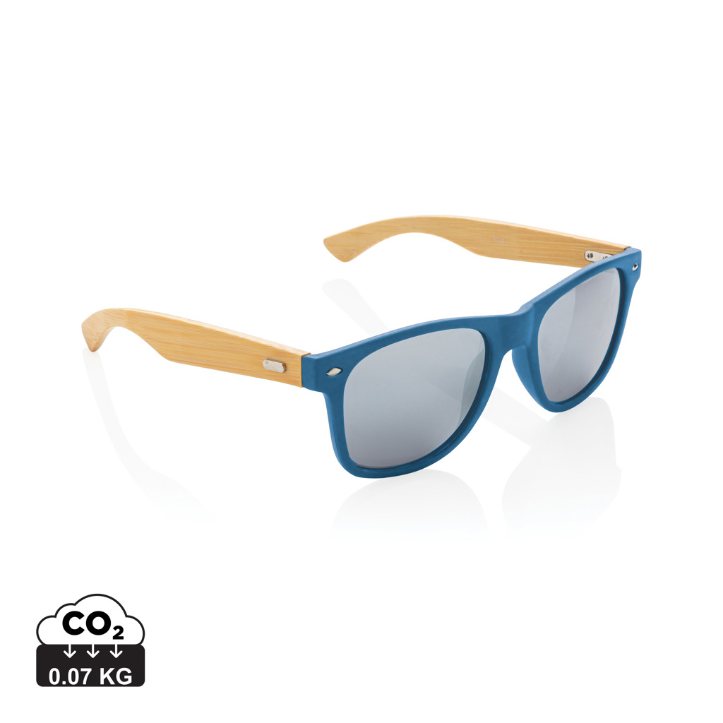 Plastic sunglasses EMBRACE made of recycled plastic and FSC bamboo