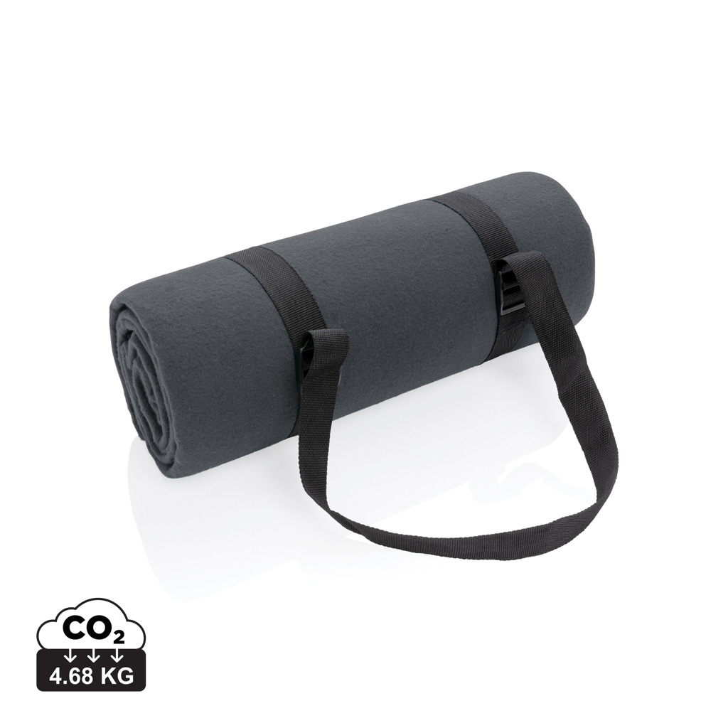 Pikniková deka SCREW z RPET materiálu AWARE™, kolekce Impact - antracitová