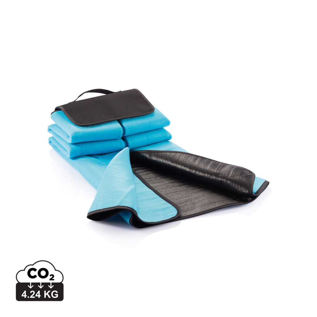 Fleecová pikniková deka FOXES s uchem pro přenášení v ruce