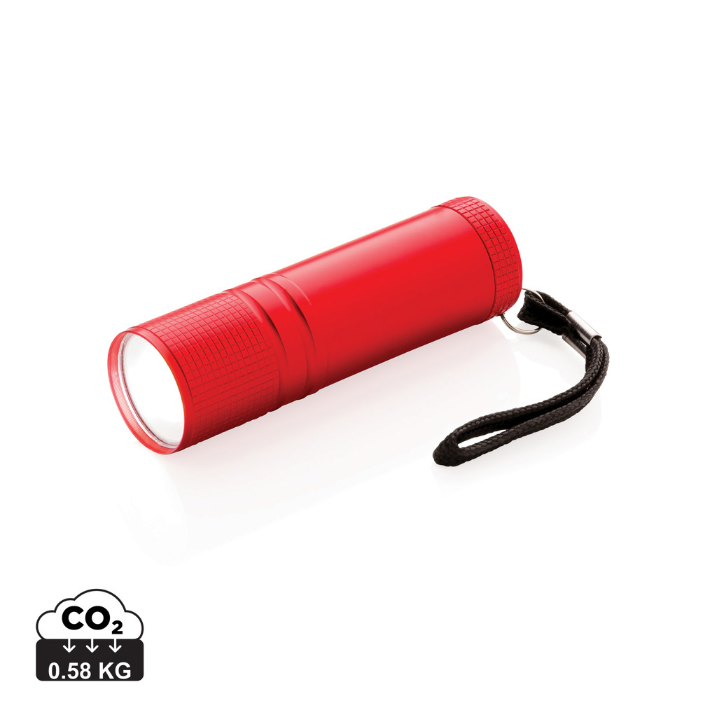 Aluminium COB flashlight EXES with extra bright light