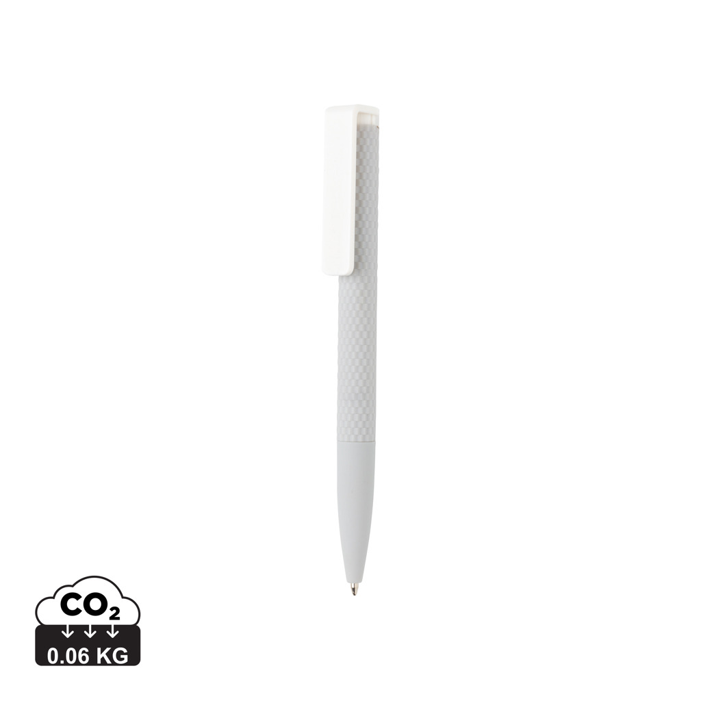 Plastic ballpoint pen UDDER with soft surface