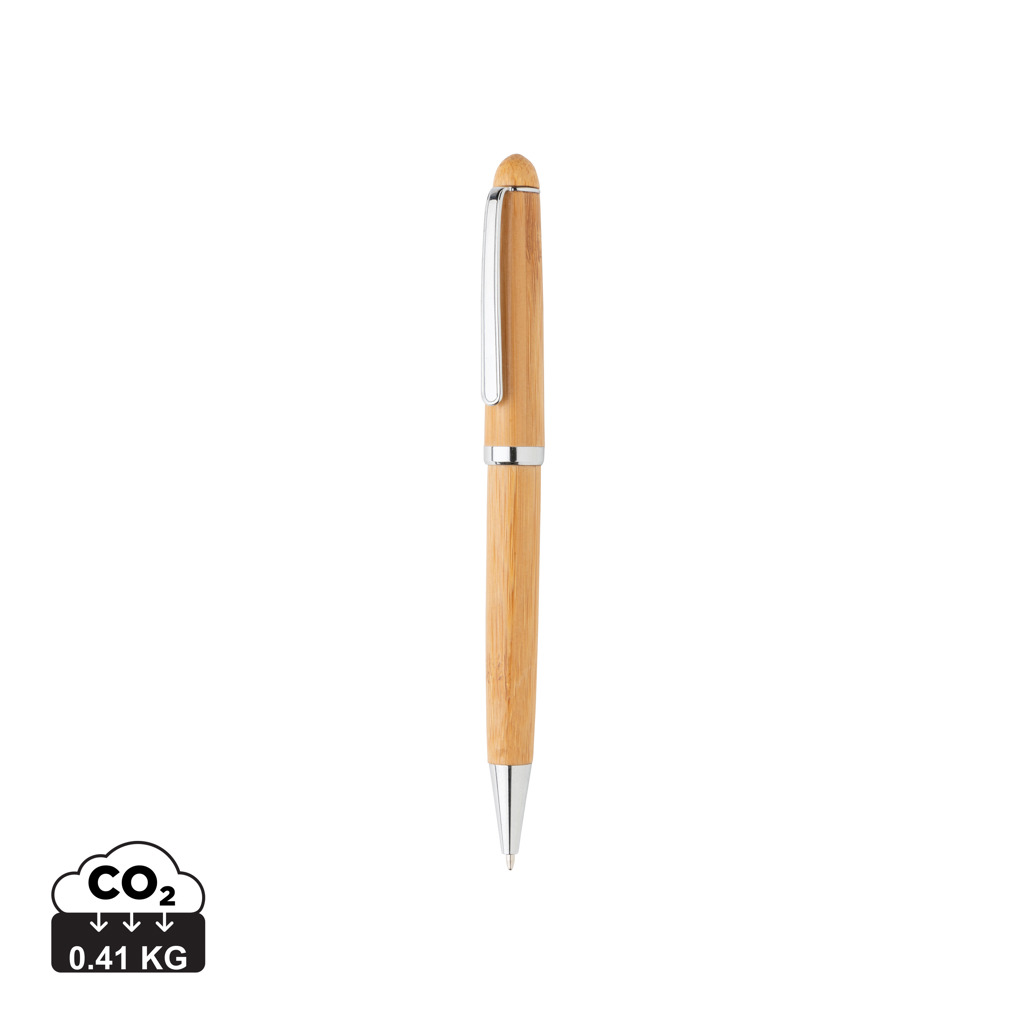 Bamboo ballpoint pen LENZ in bamboo box - brown