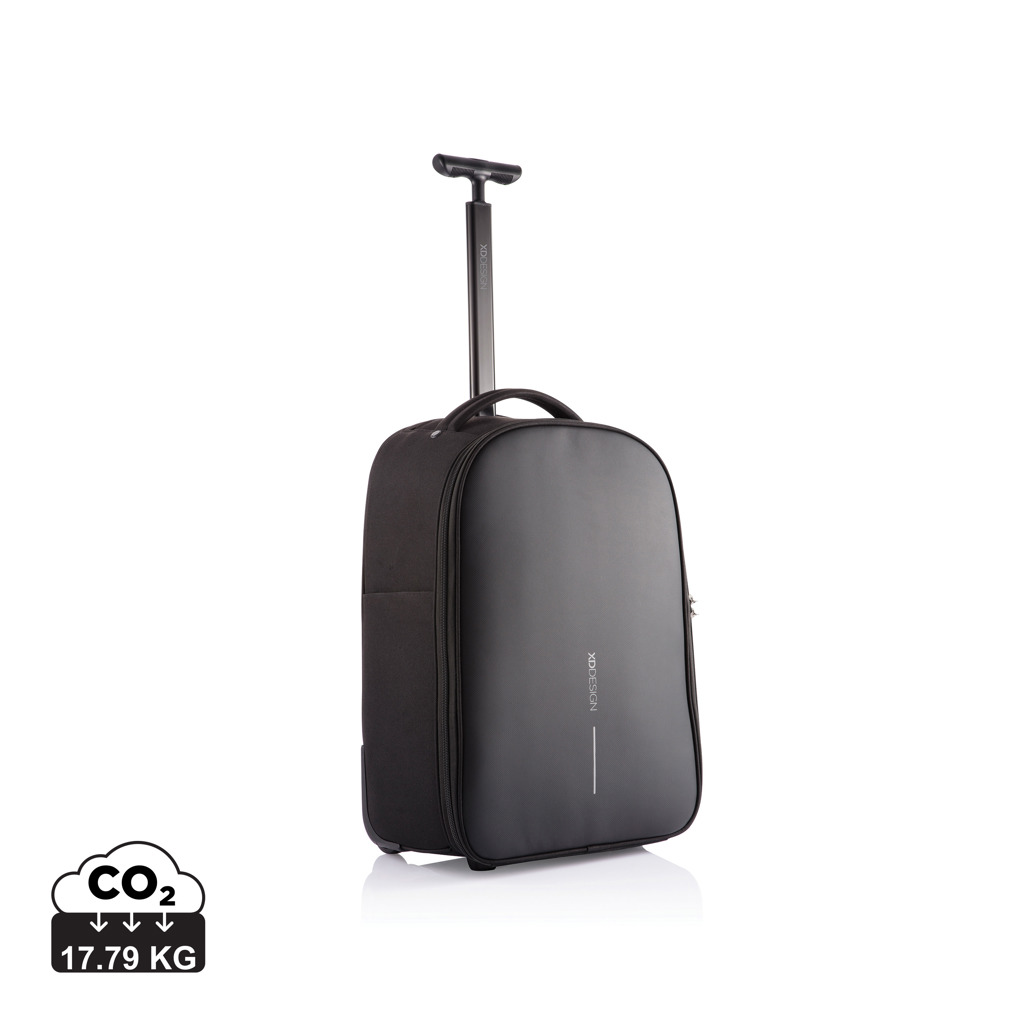 Travel backpack with wheels Bobby BACKPACK TROLLEY - black
