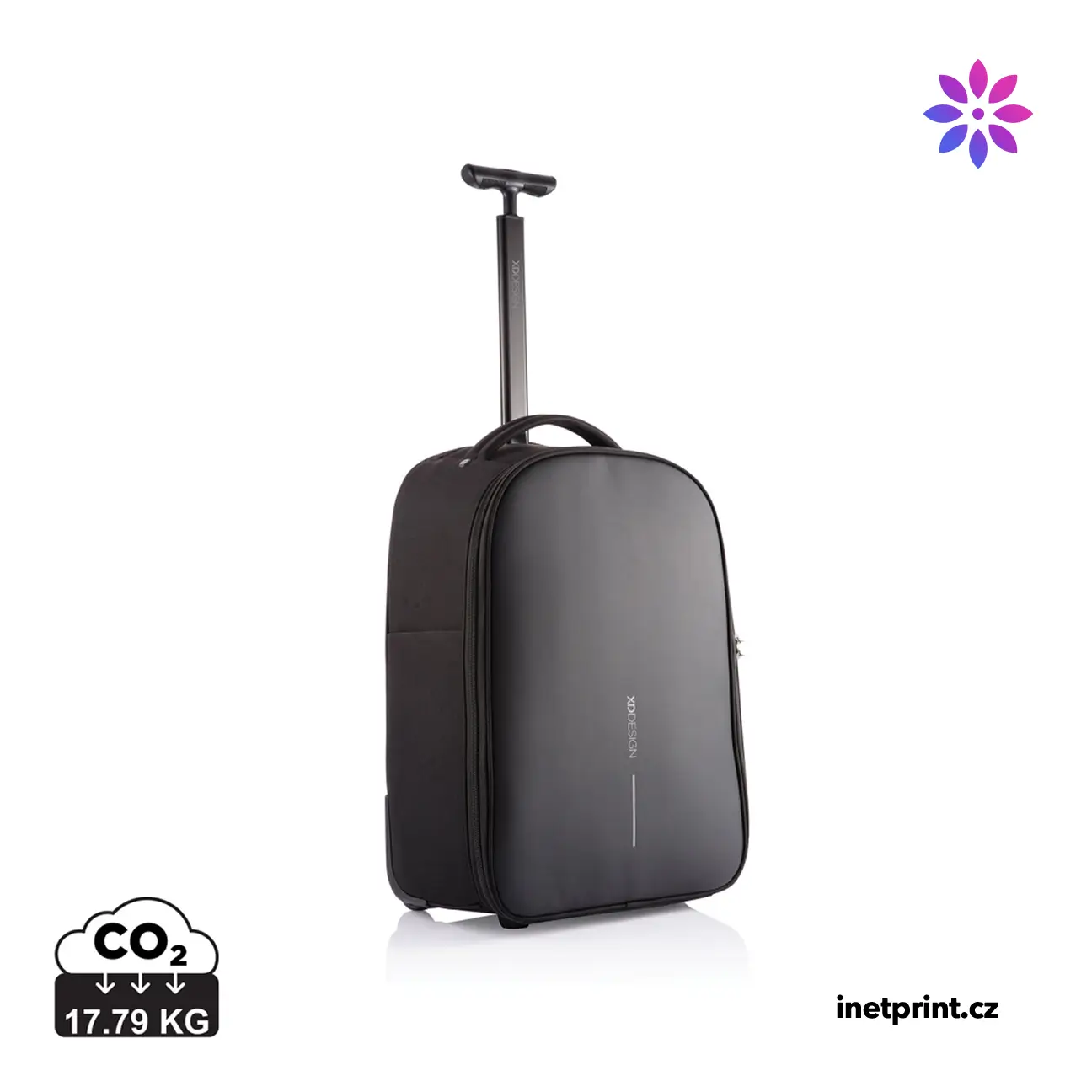 Cestovní batoh na kolečkách Bobby BACKPACK TROLLEY - černá