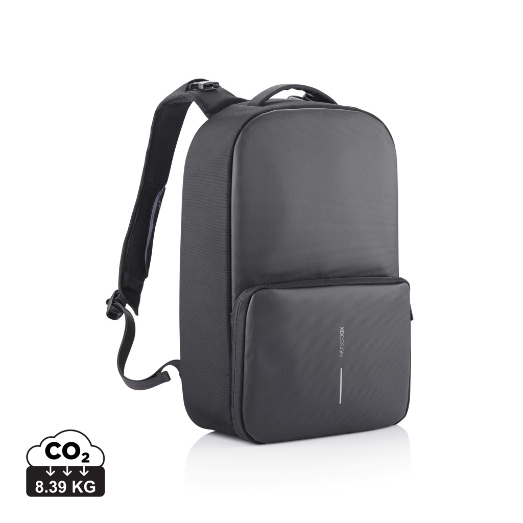 Multipurpose backpack IDAHO with expandable volume - black
