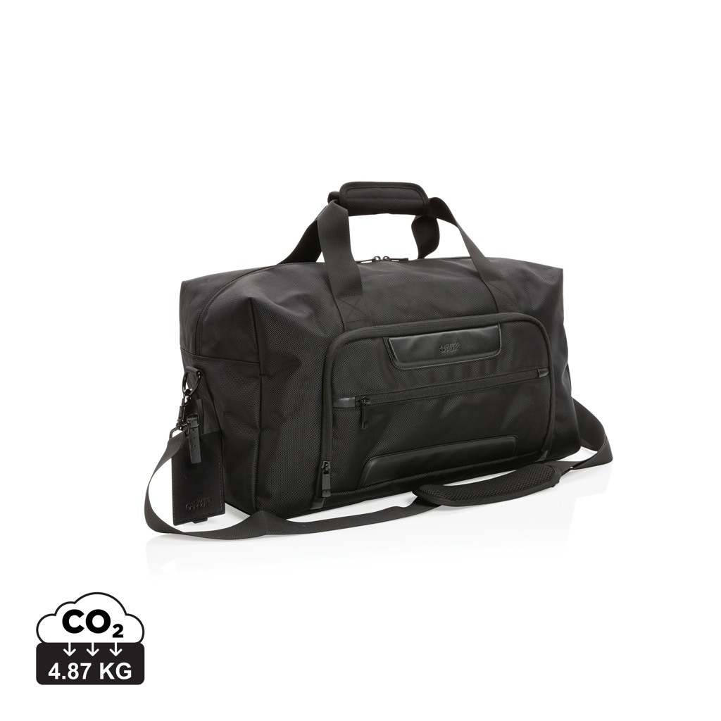 Weekend bag Swiss Peak MINDI made of AWARE™ RPET - black