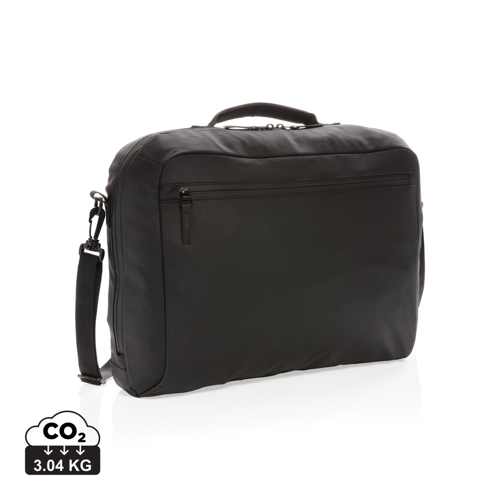 Polyesterová taška VESTA na 15,6palcový notebook - černá