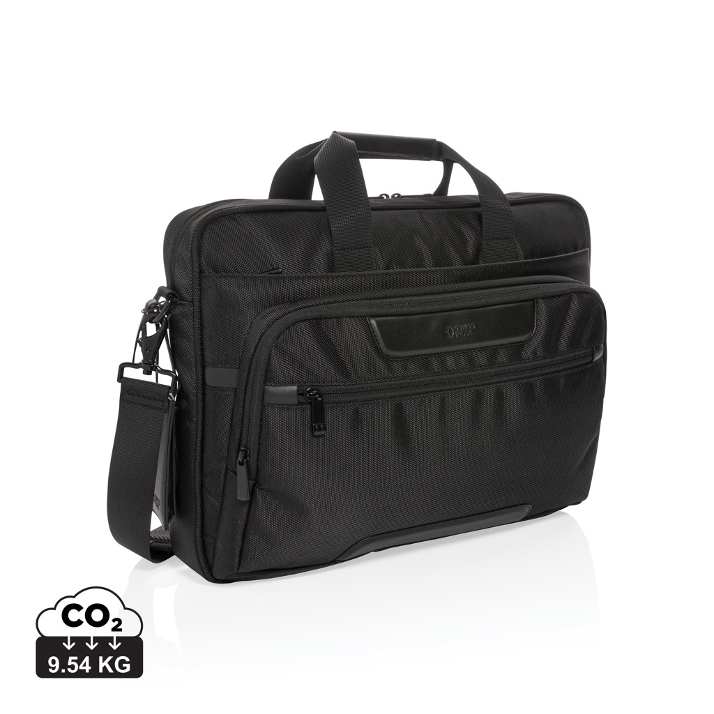 Shoulder bag Swiss Peak CLAIRE for 15.6" laptop - black