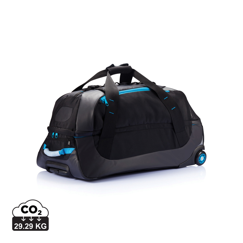 Wheeled travel bag LEANDRO - blue