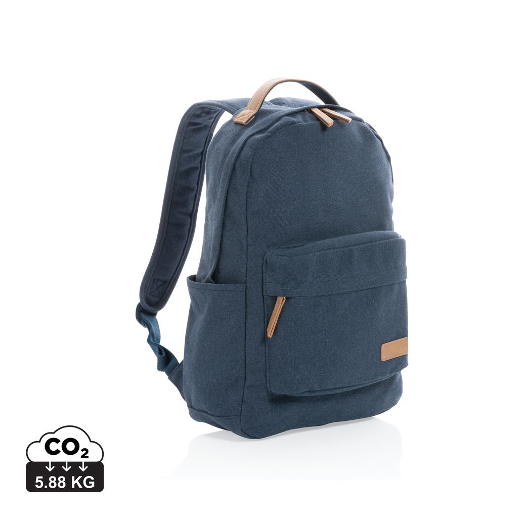Canvas backpack FRONTS made of recycled AWARE™ materials, Impact collection