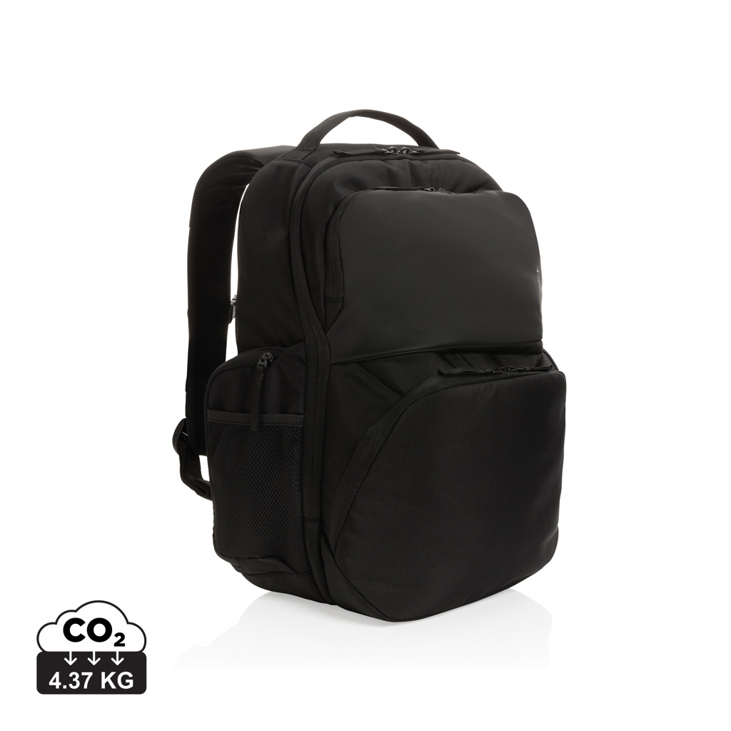 Cestovní batoh Swiss Peak TICHON z RPET materiálu AWARE™ - černá