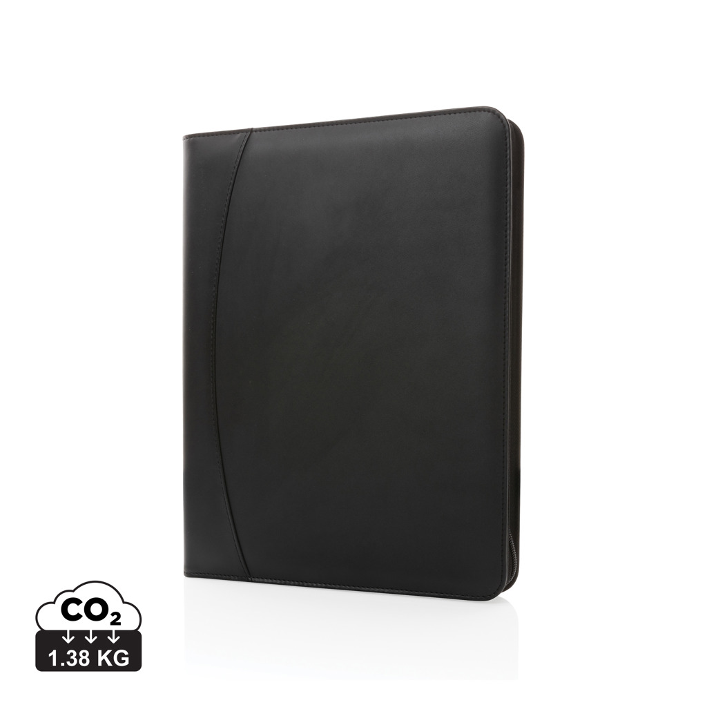 Premium zippered conference folders STOEL - black