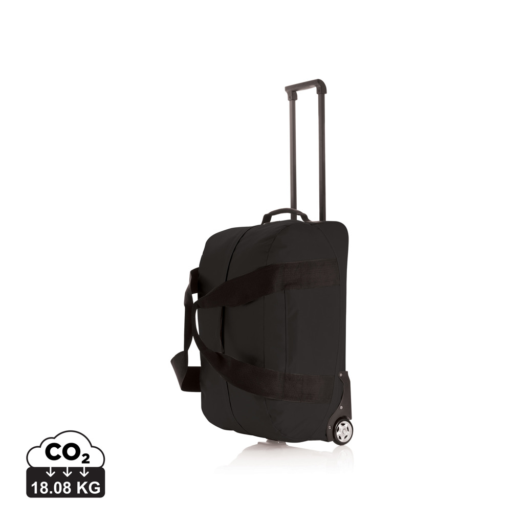 Travel bag CLARK on wheels - black