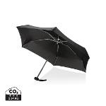Značkový polyesterový skládací deštník Swiss Peak WILLOW - černá