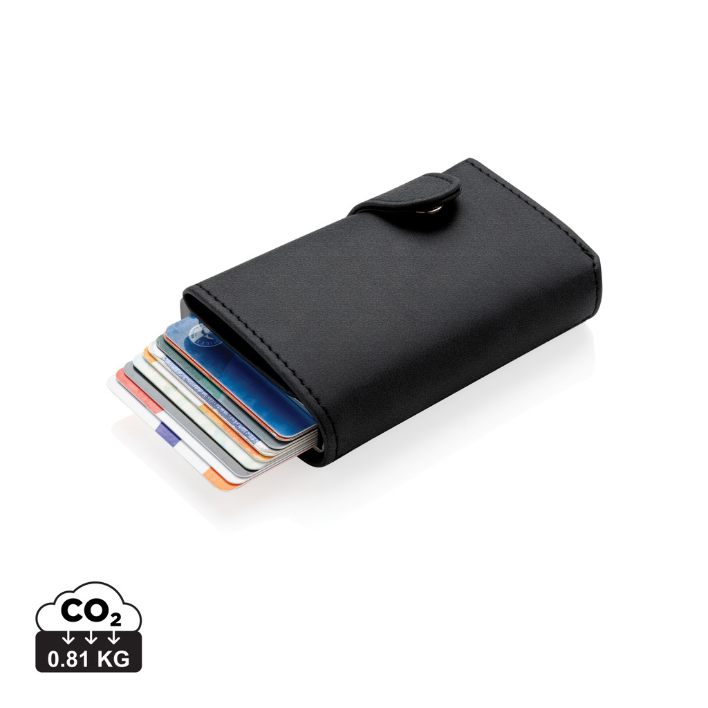 Pouzdro na karty s RFID ochranou IGNACIA - černá