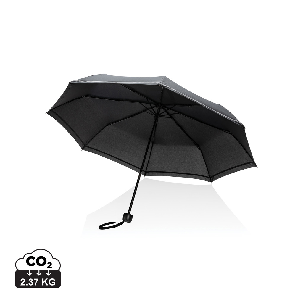 Foldable reflective umbrella DOVER in RPET AWARE™ material, Impact collection