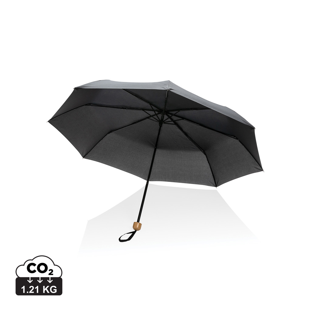 Foldable 20.5" umbrella PLATINUM in RPET AWARE™ material, Impact collection