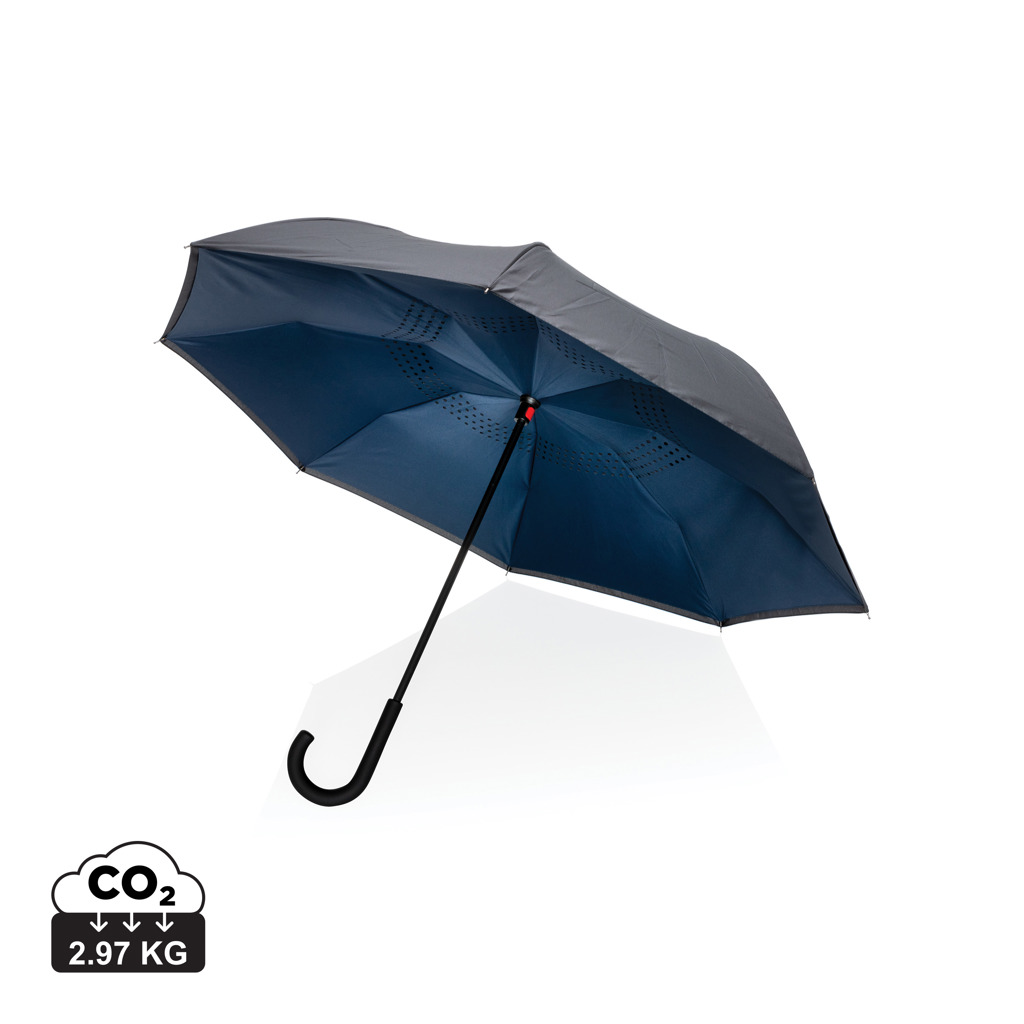 Obrácený 23palcový deštník SCOTTOWN z RPET materiálu AWARE™, kolekce Impact