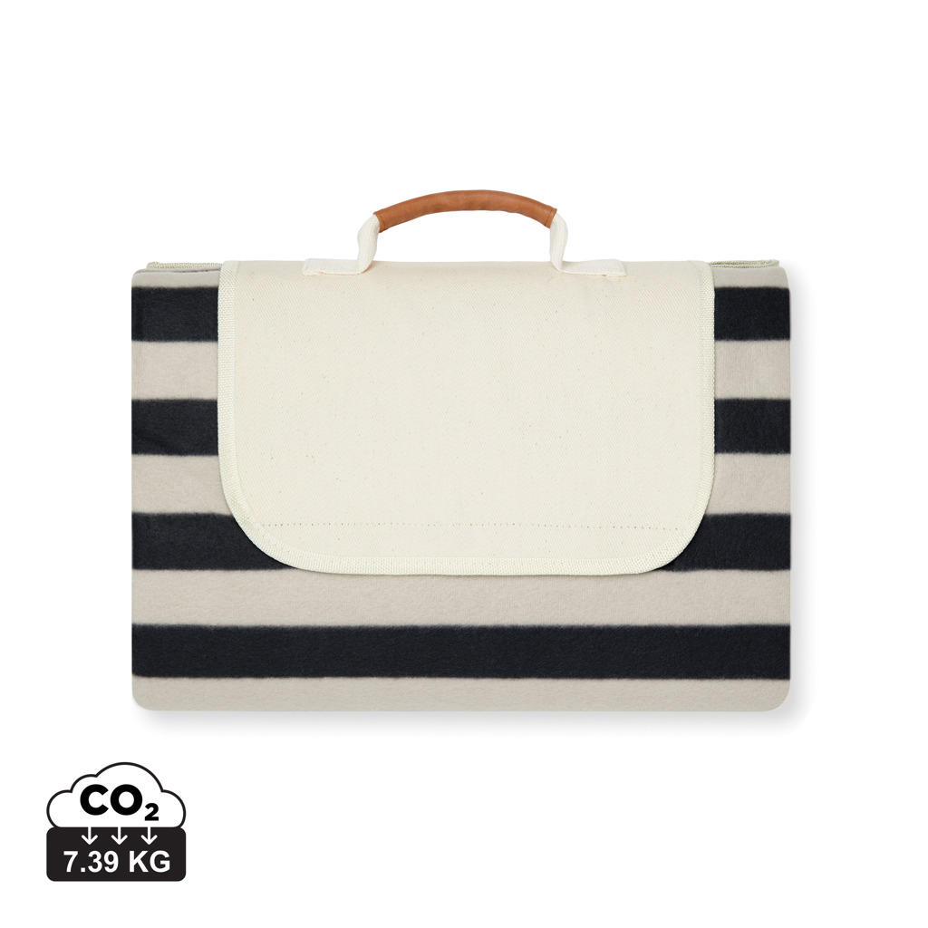 Velká pikniková deka VINGA Alba CHOKY z RPET materiálu