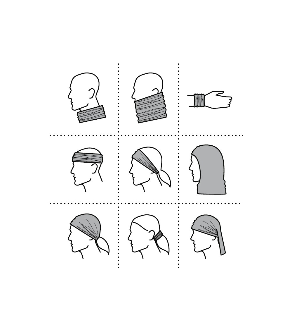 Šátek Malfini Twister bílá uni Šátek Malfini Twister bílá uni