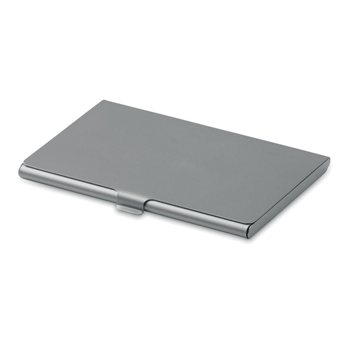 Business card case CARD - matt silver