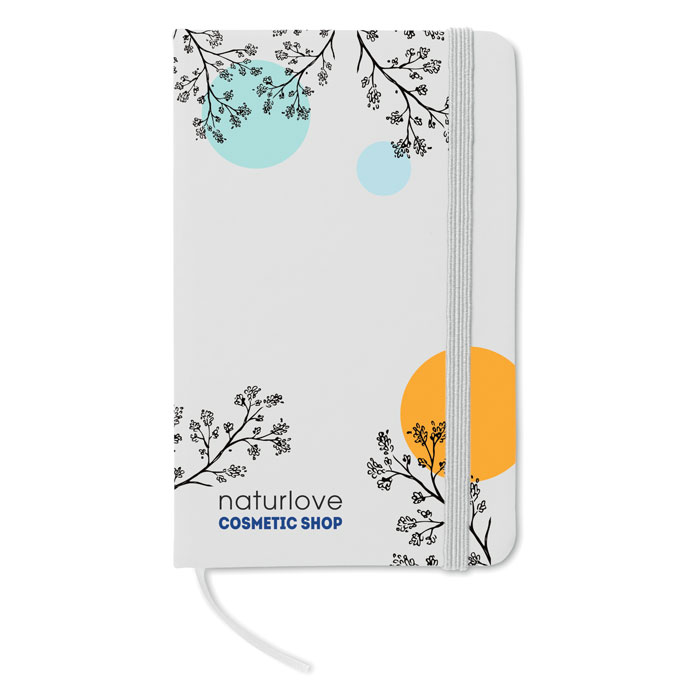 Linkovaný zápisník WIVED, formát A6 - bílá Linkovaný zápisník WIVED, formát A6 - bílá