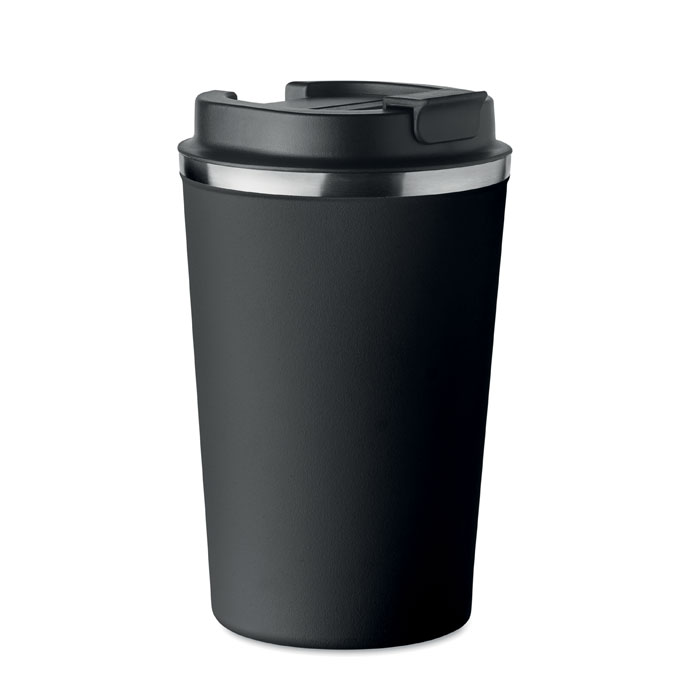 Metal thermo mug PULED with plastic lid, 350 ml