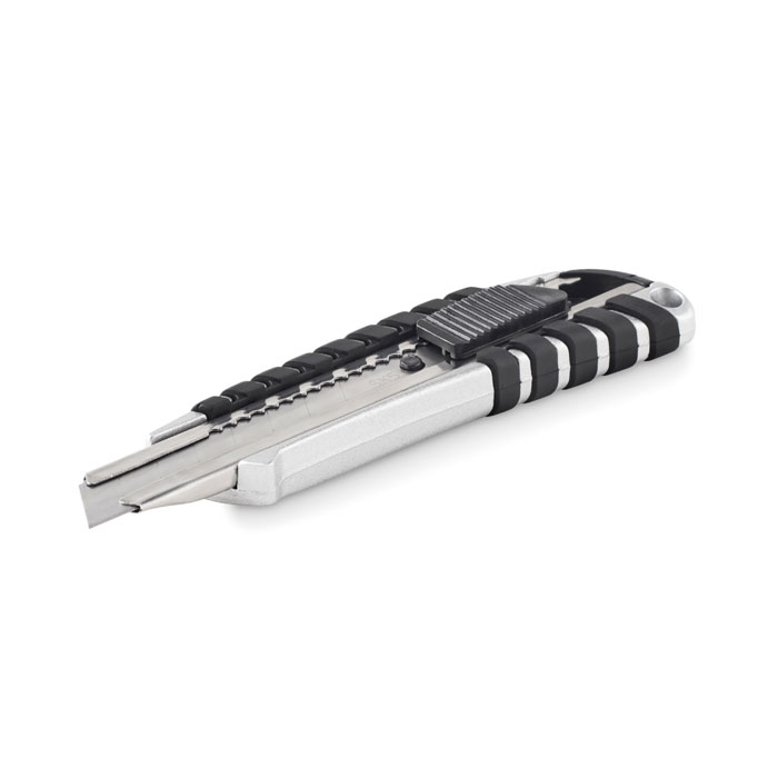 Metal retractable knife SYPHER - silver
