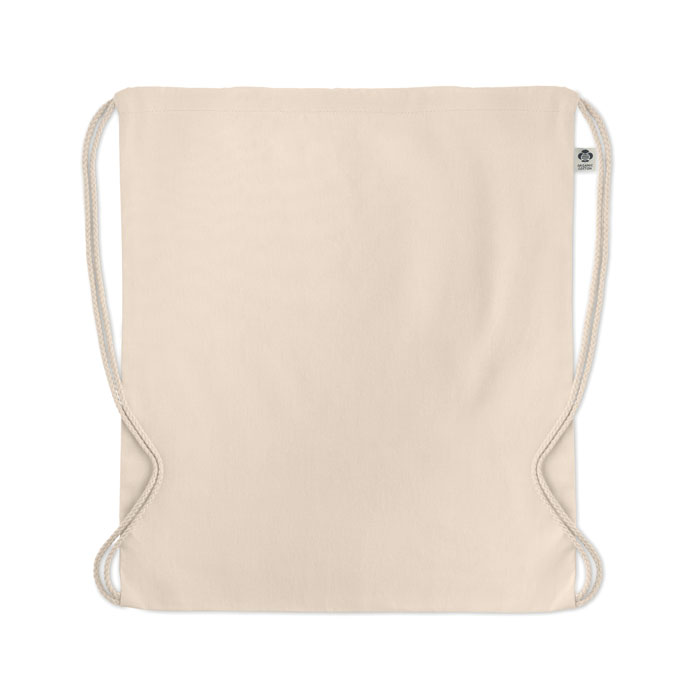 Bavlněný šňůrkový batoh HETER - béžová