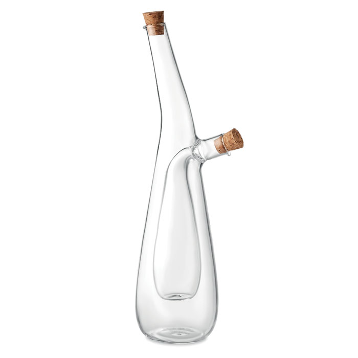 Glass oil and vinegar bottle DINARIC - transparent