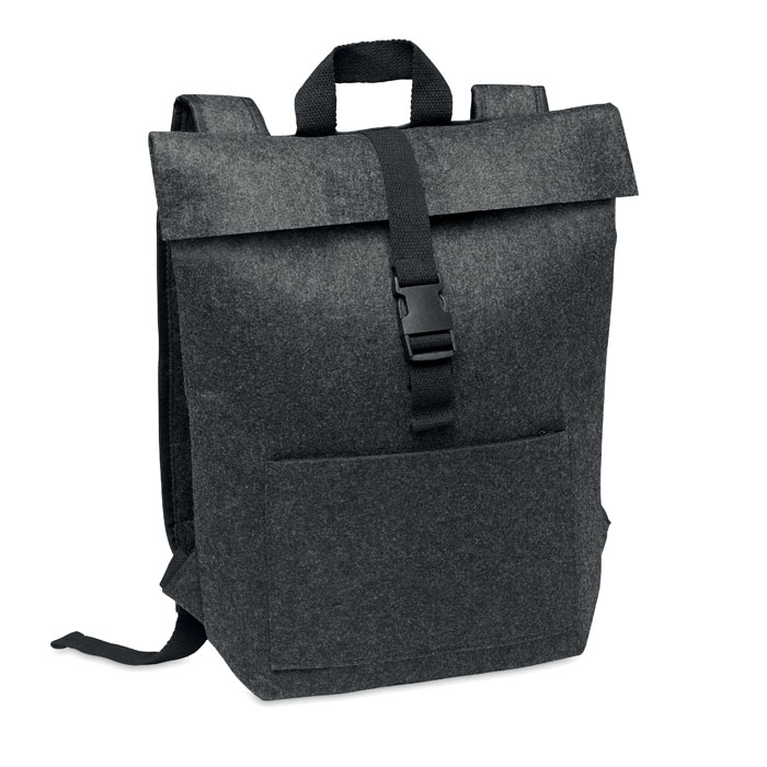 Plstěný batoh MENOPON z recyklovaného materiálu - tmavě šedá